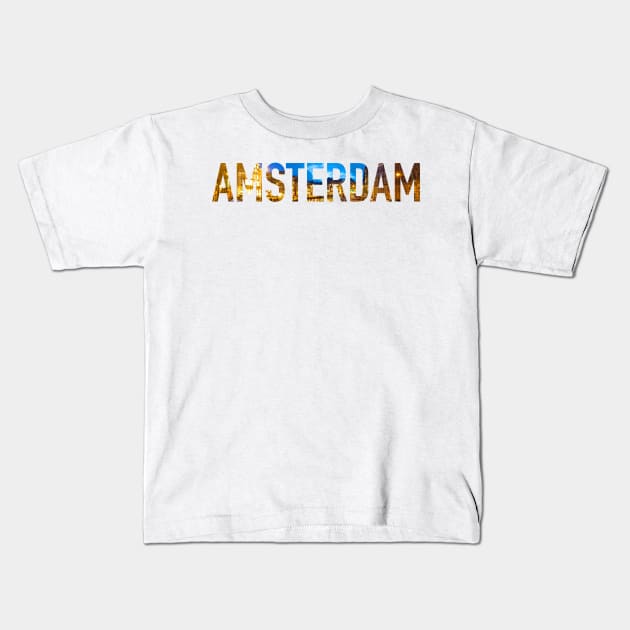 Amsterdam Kids T-Shirt by aterkaderk